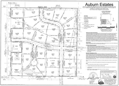 Auburn Estates Recorded Plat