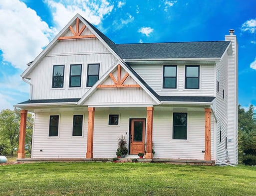 exterior modern farmhouse