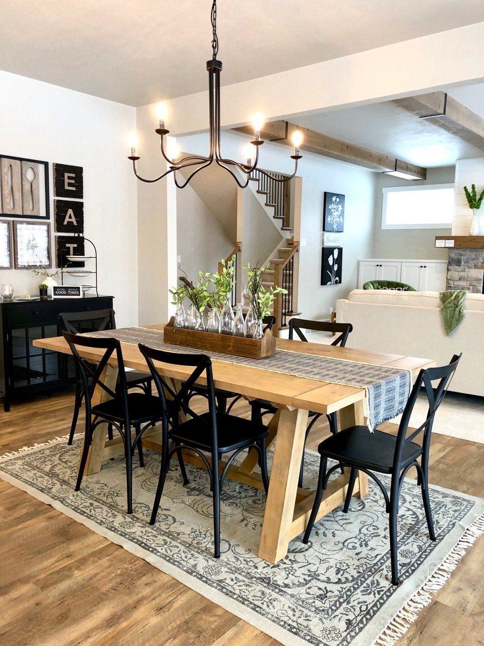 table and chairs
