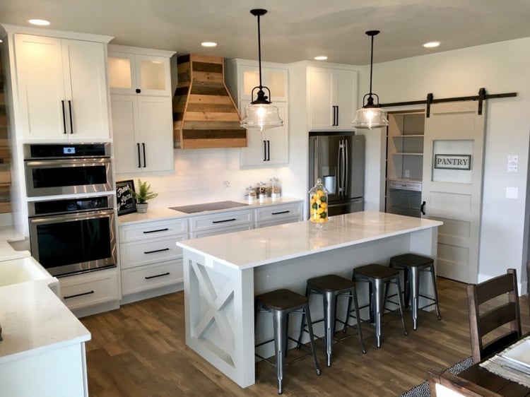 Custom Kitchen in the Magnolia Farmhouse by Cypress Homes