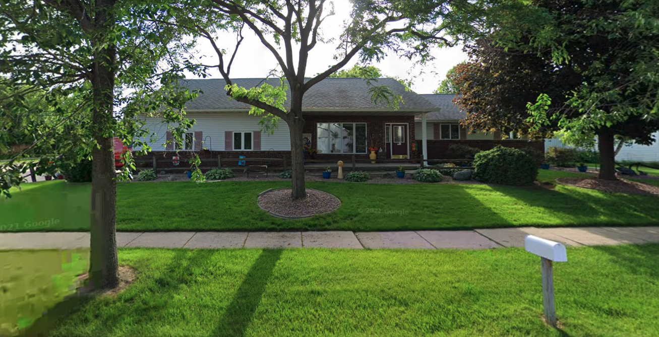  Here is a picture of the house prior to the fire. 