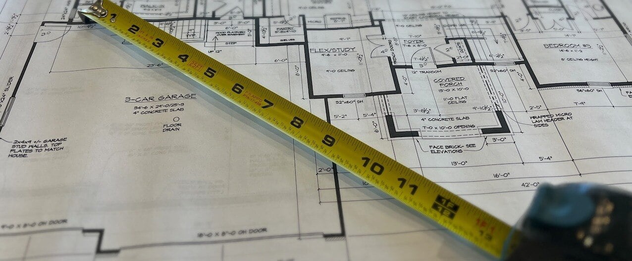 Tape Measure with Blueprint-1