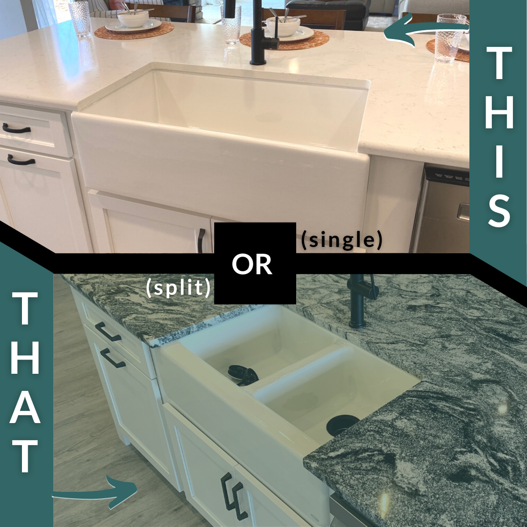 single vs double sink